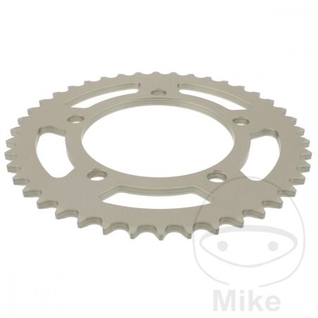 Corona Esjot 42D Paso 525 Aluminio Plateada | Motos Camaral