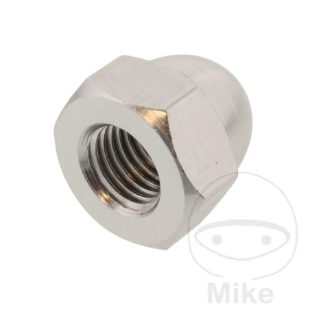Tuerca Corona Sombrerete JMP M10x1.25 Plata | Motos Camaral