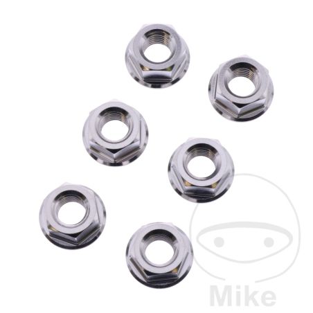 Juego Tuercas Corona JMP M8 x 1.25mm Inox V4A | Motos Camaral