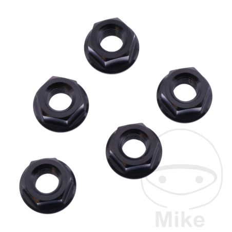 Juego Tuercas Corona JMP Bolt M8x1.25 V4A Negro | Motos Camaral