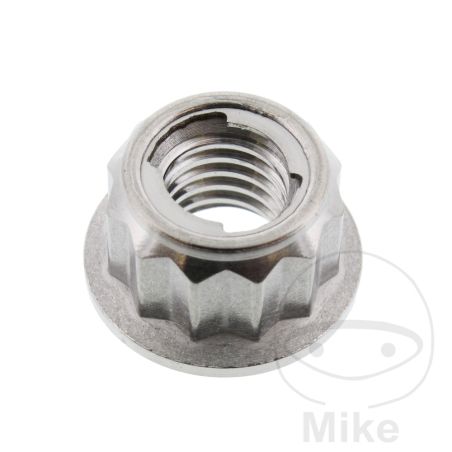 Tuerca Collar Autoblocante M8x1.25 Titanio | Motos Camaral
