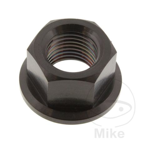 Tuerca Corona M10 x 1.00 mm Titanio Negro | Motos Camaral