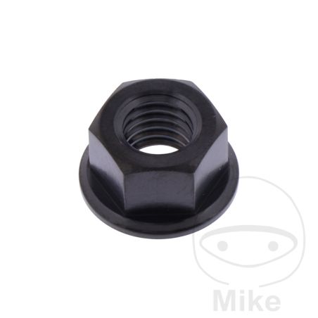 Tuerca Corona M8 x 1.25 Titanio Negro | Motos Camaral