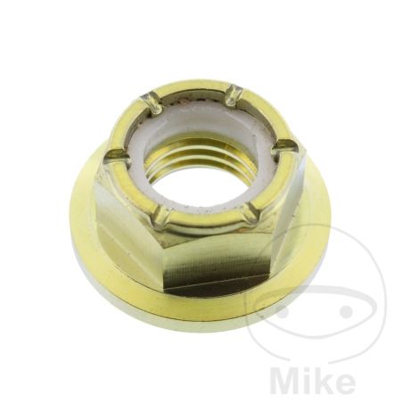 Tuerca Piñón Autoblocante JMP M10x1.25 Titanio | Motos Camaral