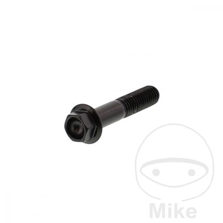 Tornillo Corona M8x1.25 40mm Inox V4A Negro | Motos Camaral
