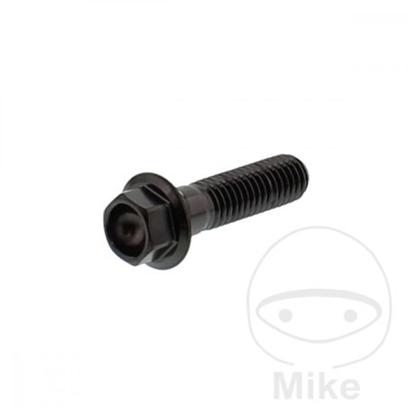 Tornillo Corona M8x1.25x30 Inox V4A Negro | Motos Camaral