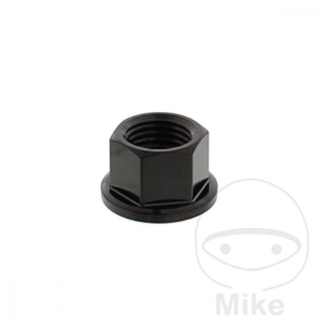Tuerca Corona JMP Bolt M12x1.25mm Inox Negro | Motos Camaral