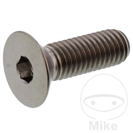 Tornillo Avellanado Titanio JMP M8x1.25x25mm | Motos Camaral
