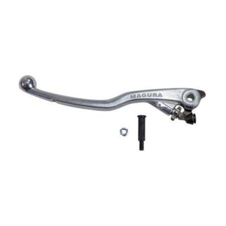 Maneta de embrague plata Magura HYMEC 167. larga 163mm - motoscamaralweb.com