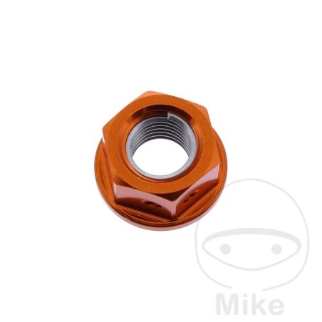Tuerca corona JMP Bolt M10x1.25 alu racing naranja | Motos Camaral