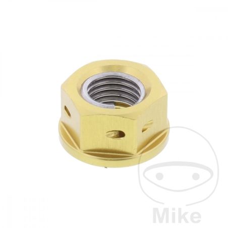 Tuerca para Corona JMP Bolt M10x1.25 Dorado | Motos Camaral