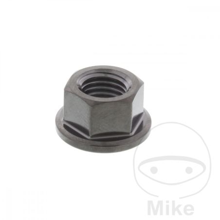Tuerca Corona JMP Bolt M10x1.25 Titan Negro | Motos Camaral