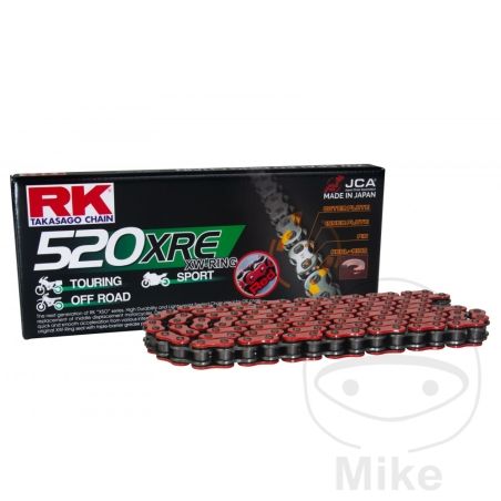 Cadena RK XW-Ring Roja 520XRE/120 | RK | Motos Camaral