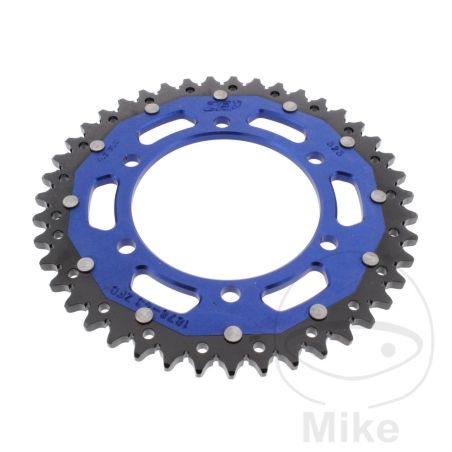 Corona Dual ZF 43 Dientes Paso 525 Azul | Motos Camaral