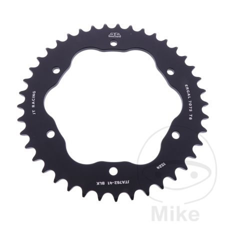 Corona Aluminio 41D Paso 520 Negra Soporte 7585029 | Motos Camaral