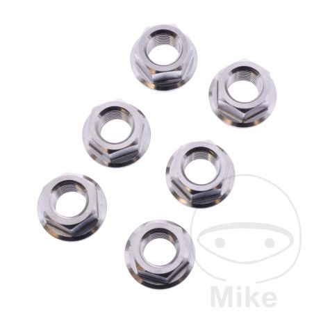 Juego Tuercas Corona JMP M10x1.25 Inox V4A | Motos Camaral
