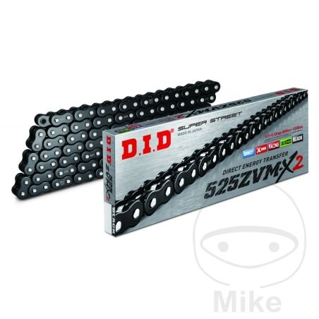Cadena DID 525ZVMX2 B&amp;B 122 Eslabones | DID | Motos Camaral