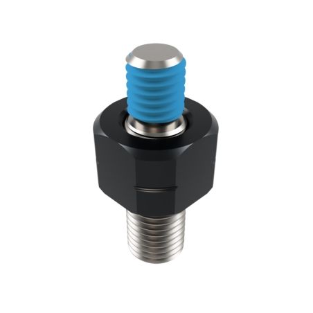 Adaptador de retrovisor HIGHSIDER pro rosca izquierda M10 x 1.25 a M8 - negro - motoscamaralweb.com