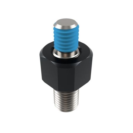 Adaptador de retrovisor HIGHSIDER pro M10 x 1.25 a M8 - negro - motoscamaralweb.com