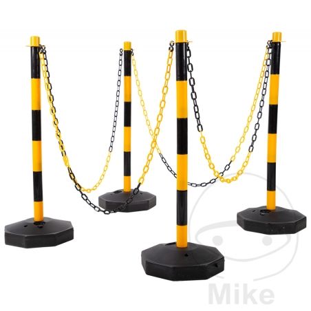 Barrera de Seguridad HV | 4 Postes 20m Cadena | Motos Camaral