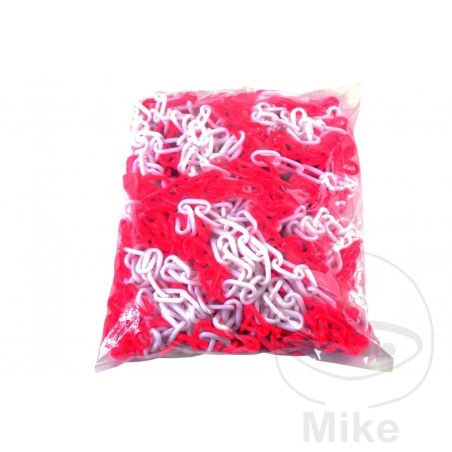 Cadena de Plástico Barrera 25m Rot-Weiss | Motos Camaral