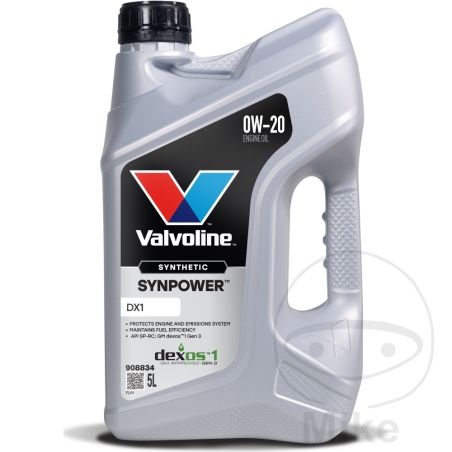 Aceite Motor 0W20 DX1 5L | Valvoline Synpower | Motos Camaral