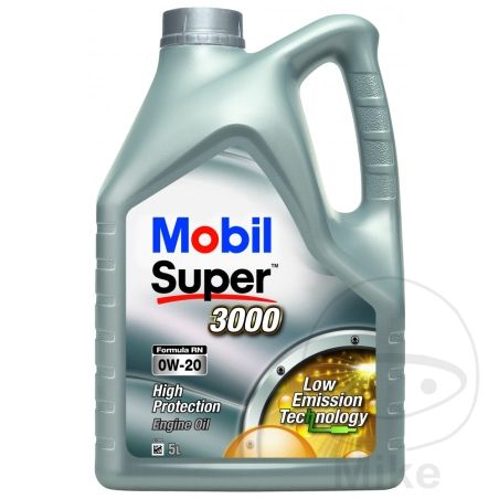 Aceite Motor 0W20 5L Mobil Super 3000 FORMULA RN | Motos Camaral