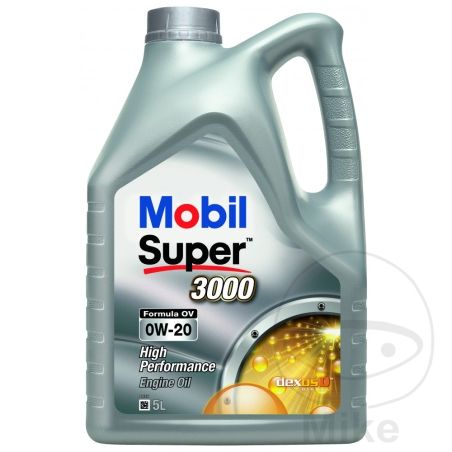 Aceite Motor 0W20 5L Mobil Super 3000 | Motos Camaral