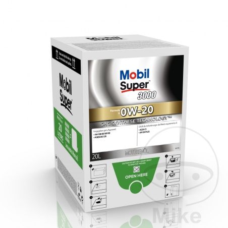 Aceite Sintético Motor 0W20 20L SUP3000 | Motos Camaral