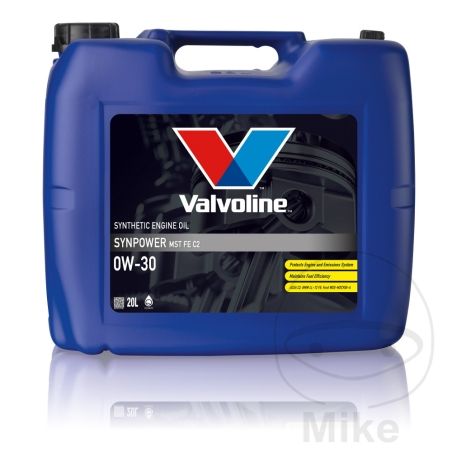 Aceite Motor Valvoline Synpower 0W30 C2 20L | Motos Camaral