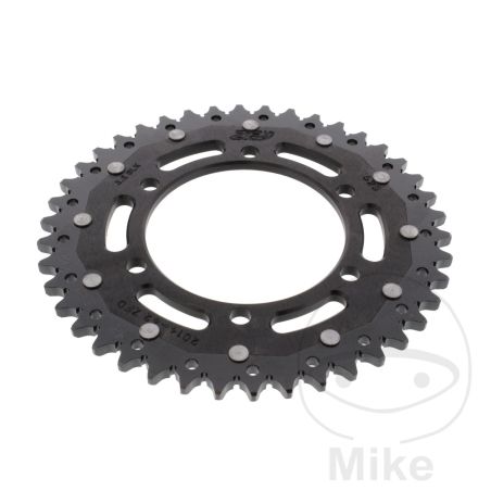 Corona Dual ZF 42 Dientes Paso 525 Negra | Motos Camaral