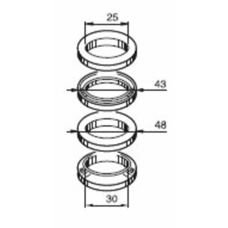 Kit rodamientos de columna de dirección BUZZETTI - motoscamaralweb.com