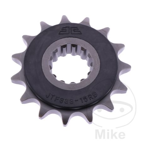 Piñón 15D Paso 530 con Goma | Alternativa 7263668 | Motos Camaral