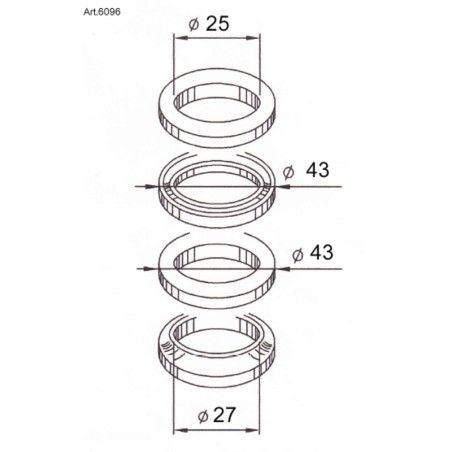 Kit rodamientos de columna de dirección BUZZETTI - motoscamaralweb.com