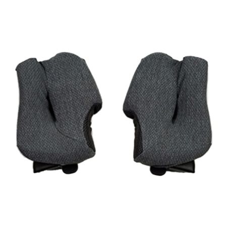 Carrilleras ARAI (Antimicrobiano). 30 mm. Gris (Modelos: CHASER-V/PRO) - motoscamaralweb.com