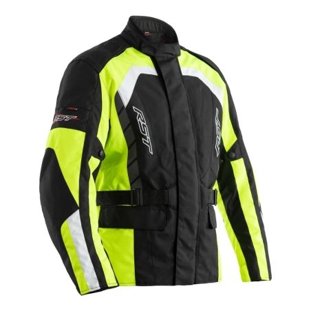 Chaqueta Textil (Hombre) RST ALPHA 5 Negro/Amarillo . Talla 50/S - motoscamaralweb.com