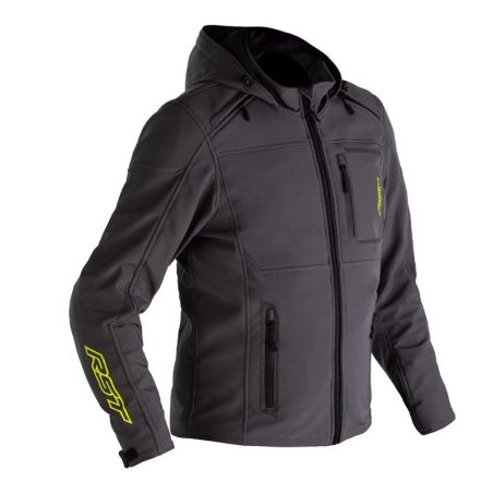 Chaqueta textil reforzada con aramida RST Frontline CE hombre - Gris oscuro - motoscamaralweb.com