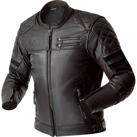 Chaqueta de piel RST Hillberry D3O - marrón - motoscamaralweb.com