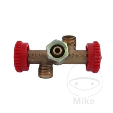Abzweigventil 1x1/4 UEM x 2x1/4 AG | Racores Gas | Motos Camaral