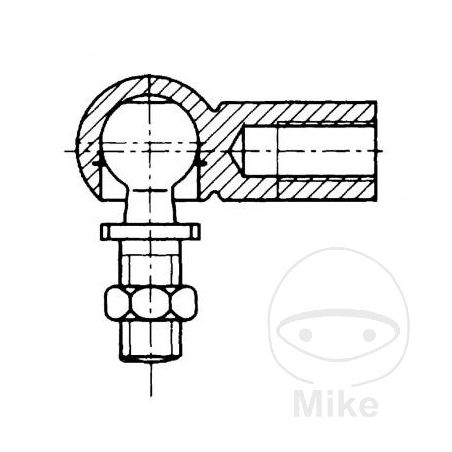 Winkelgelenk para Muelles de Gas | Repuestos Remolque | Motos Camaral