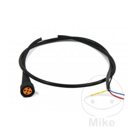 Cable de conexión 5P Izquierdo Amarillo 1m | Aspöck | Motos Camaral