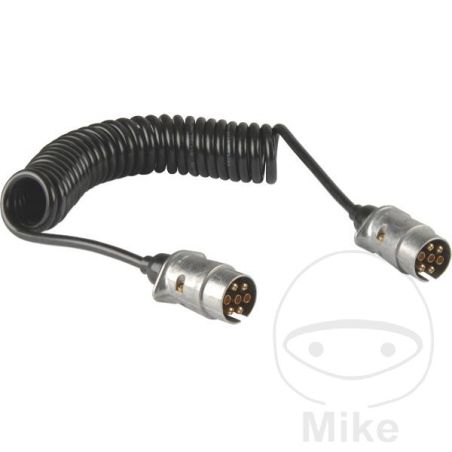 Cable de conexión remolque 7 polos 12V 4m | Motos Camaral