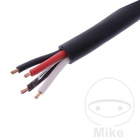 Cable H05RR-F 4x1.5mm Negro 5m | JMP | Motos Camaral