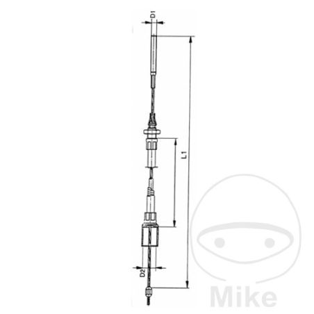 Cable de Freno Knott 1630/1840 con Campana | Motos Camaral