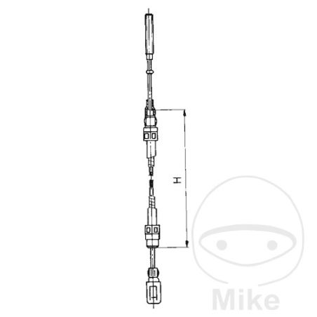 Cable de freno Knott 1600/1900 mm con ojal | Motos Camaral