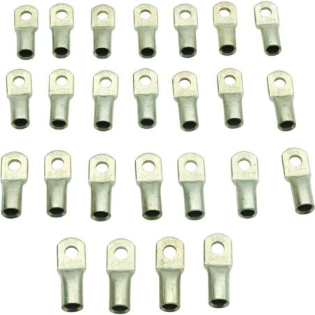 ALL BALLS 1/4 Lug Terminal 4 AWG - 25 pcs - motoscamaralweb.com