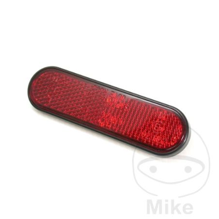 Reflector Catadióptrico Ovalado Rojo JMP | Motos Camaral