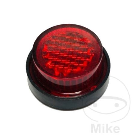 Reflector Catadióptrico JMP 20mm Redondo Rojo | Motos Camaral
