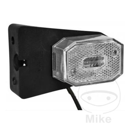 Luz Posición Remolque LED Blanco 0.5m con Soporte | Motos Camaral
