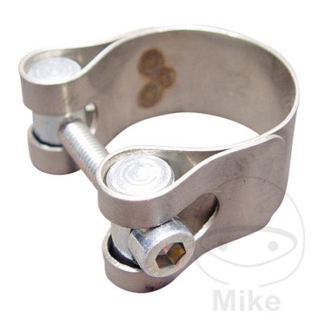 Abrazadera Inox 45 mm para Escape de Moto | Motos Camaral